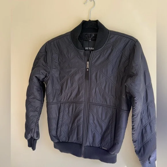 Prana Esla Charcoal Quilted Puffer Jacket *NEW WITH TAGS* - Picture 2 of 16